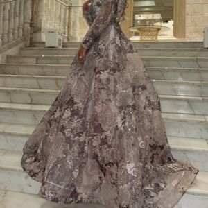 Glamorous evening gown